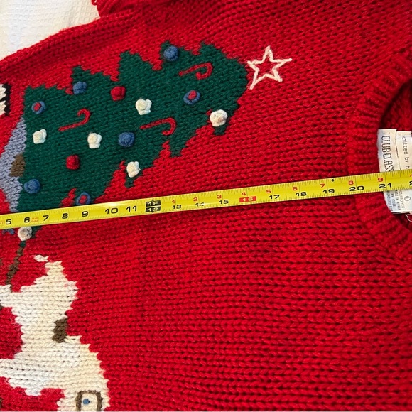 Handknit HolidaySweater by Club Classics Size L. - Picture 8 of 12